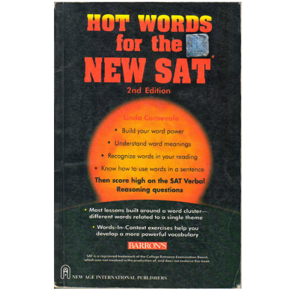Barron's Hot Words For The New Sat