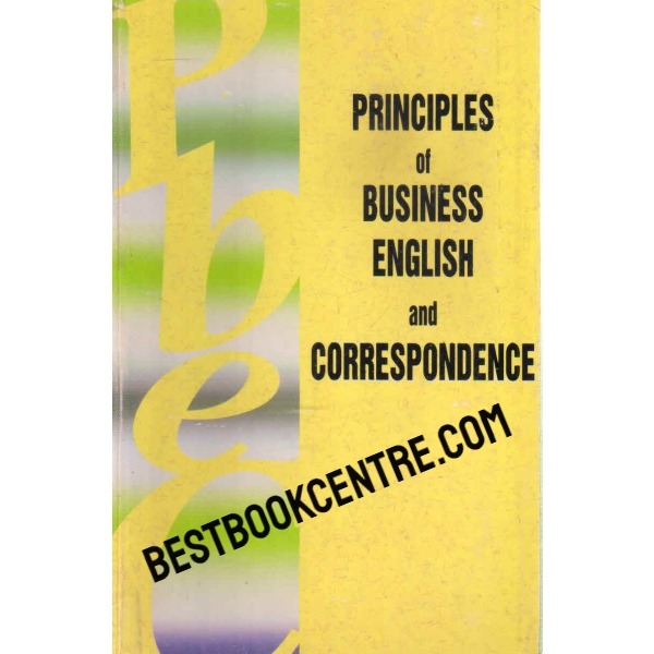 principles of business engliesh and corespondence