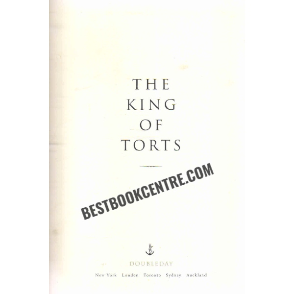 the king of torts 1st edition
