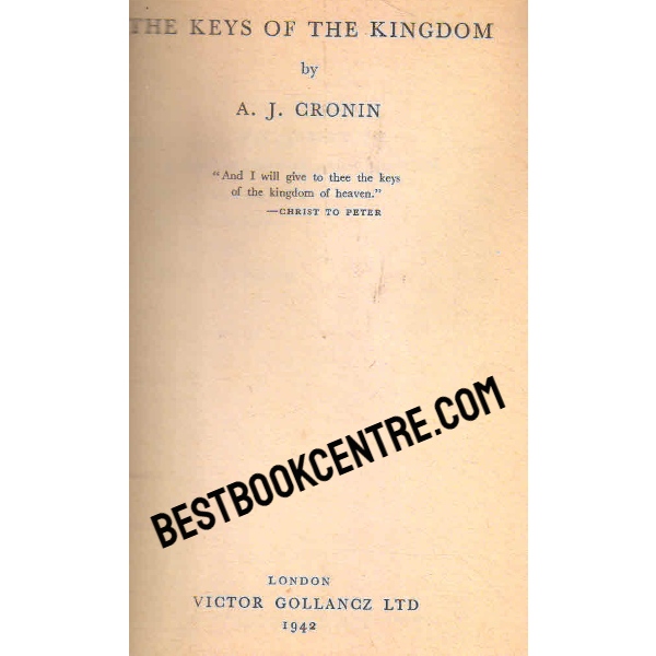 the keys of the kingdom
