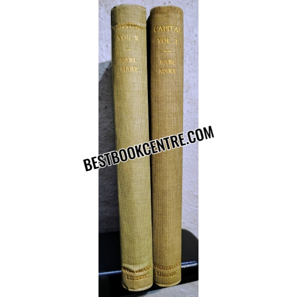 capital volume 1 and 2 (set of 2 books)