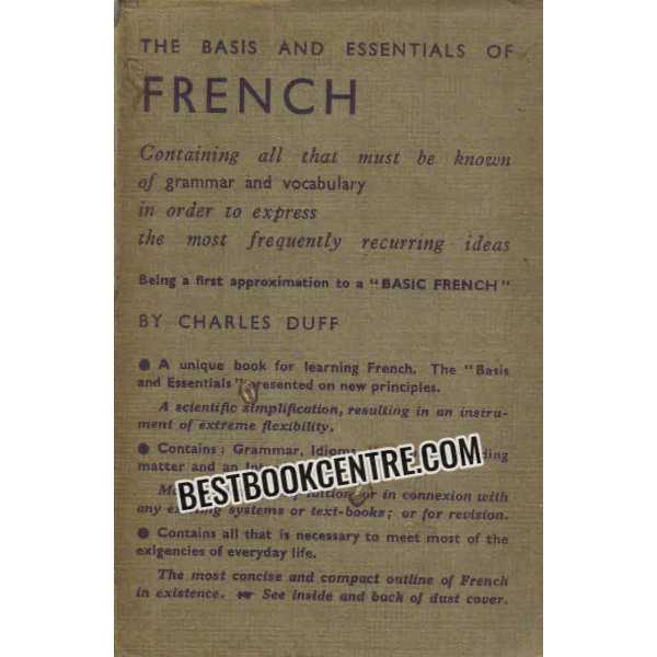 the basis and essentials of French 