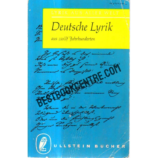 Deutsche Lyrik