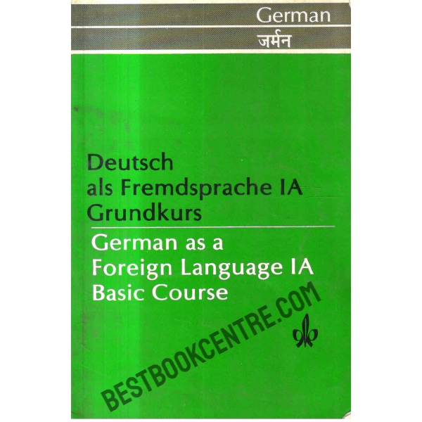 German as a foreign language IA basic course