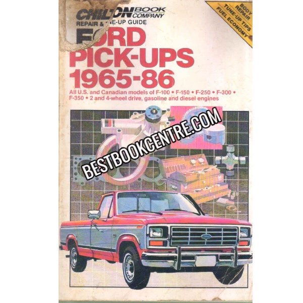 Ford Pickups 1965 86 chilton books (car)