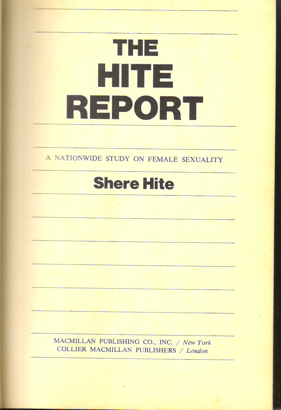 The Hite Report