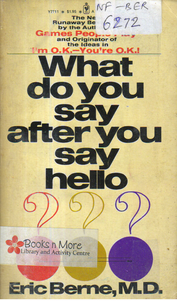 What do you say after you say hello.