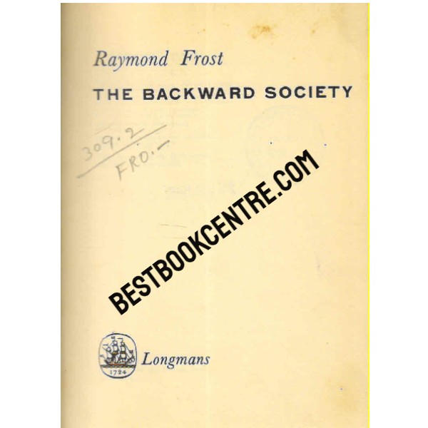 The Backward Society 1st edition