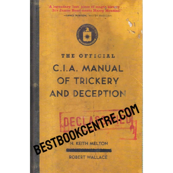 the official c i a manual of trickery and deception