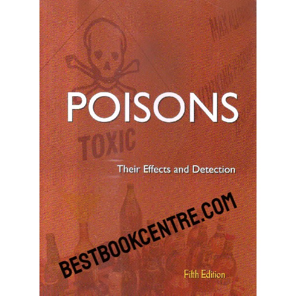 poisons their effects and detection fifth edition