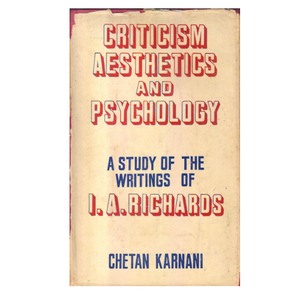 Criticism, Aesthetics and Psychology 1st edition