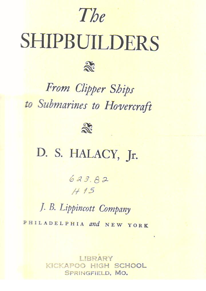 The Ship Builders 1st Edition