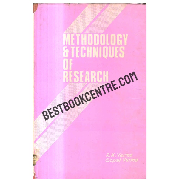Methodology & Techniques of Research 1st edition
