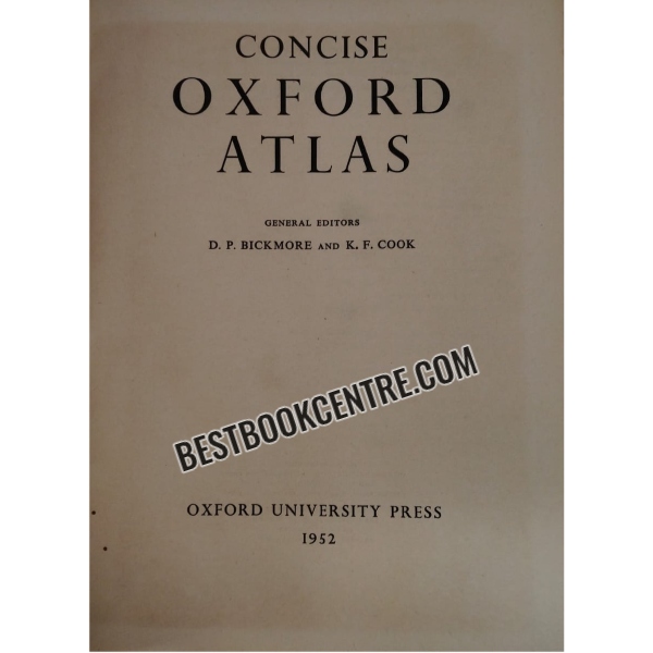 concise oxford atlas 