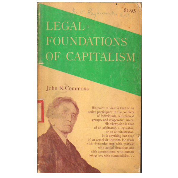 Legal Foundations of Capitalism