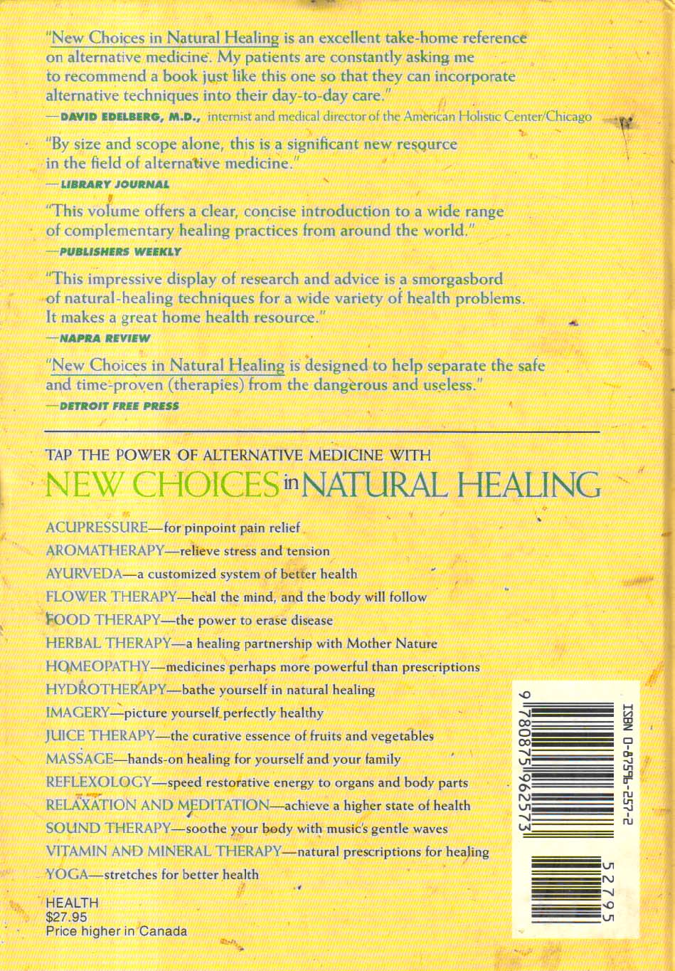 New Choice in Natural Healing.