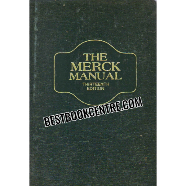 the merck manual of diagnosis and therapy 13th edition