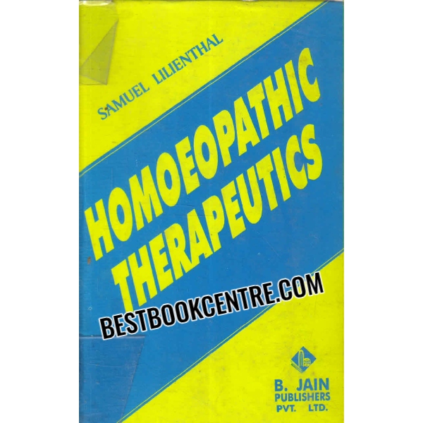 homoeopathic therapeutics