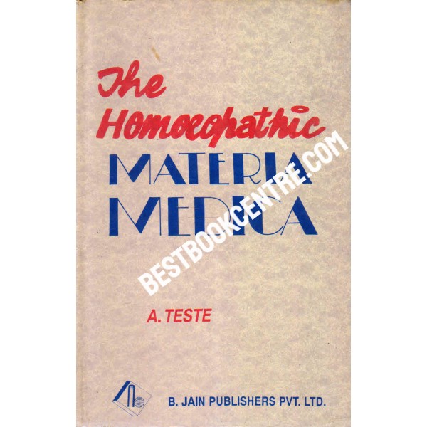 The Homoeopathic Materia Medica