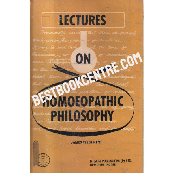 lectures on homoeopathic philosophy