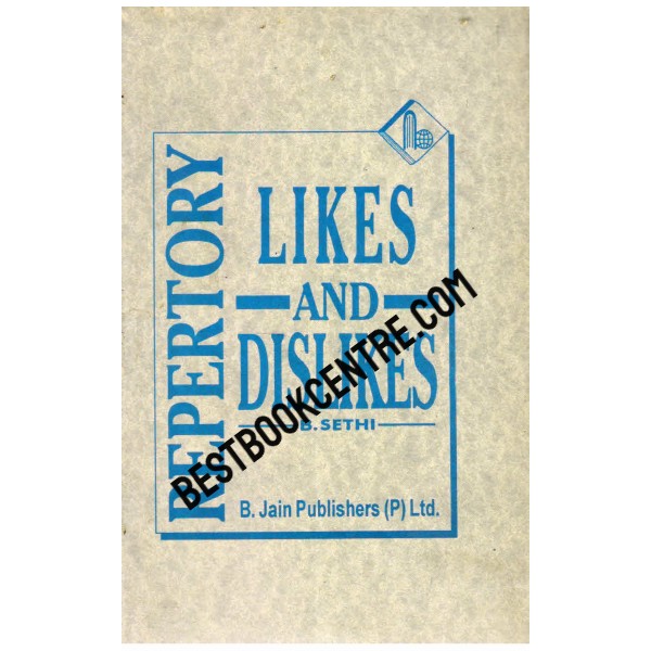 Repertory of Likes and Dislikes 1st edition