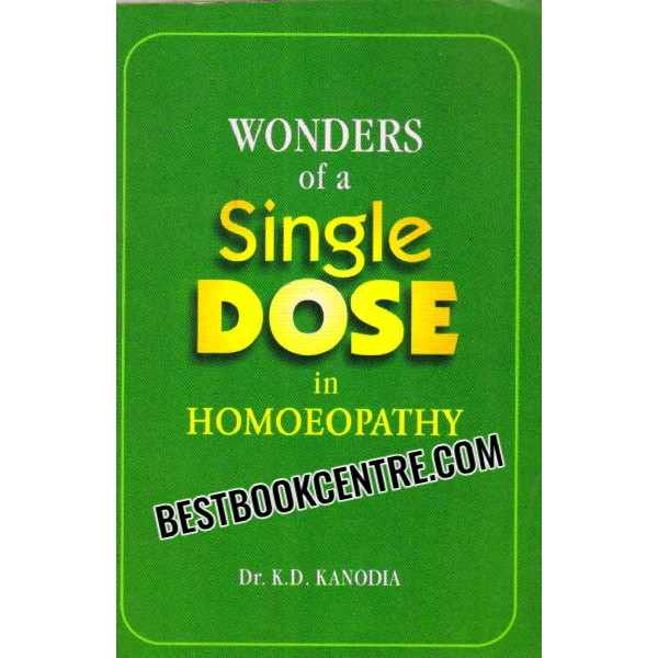 wonders of a single dose in homoeopathy 