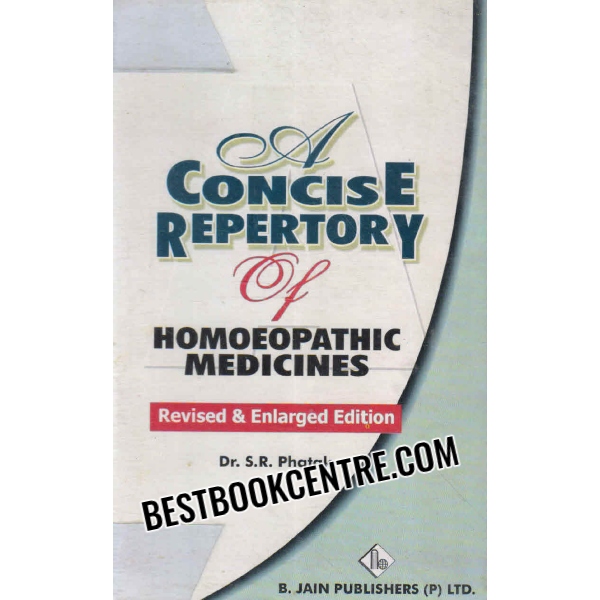 a concise repertory of homoeopathic medicines 