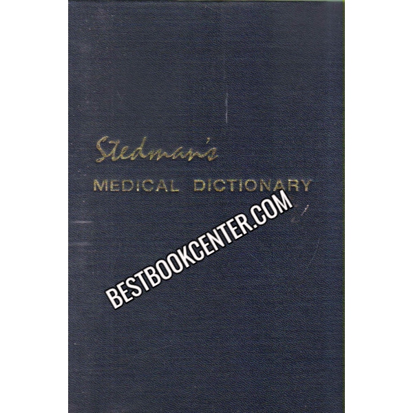 Stedmans medical dictionary