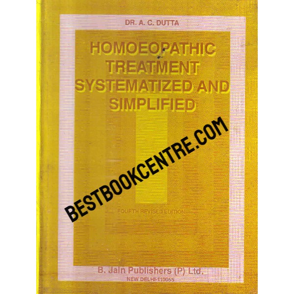 homoeopathic treatment systematized and simplfied