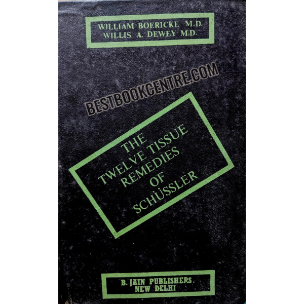 the twelve tissue remedies of schussler