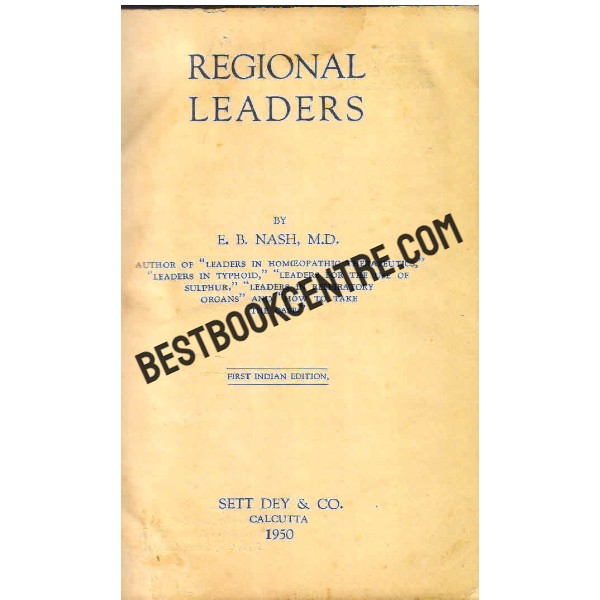 Regional Leaders 1st edition