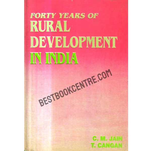 Forty years of rural development in india 1st edition