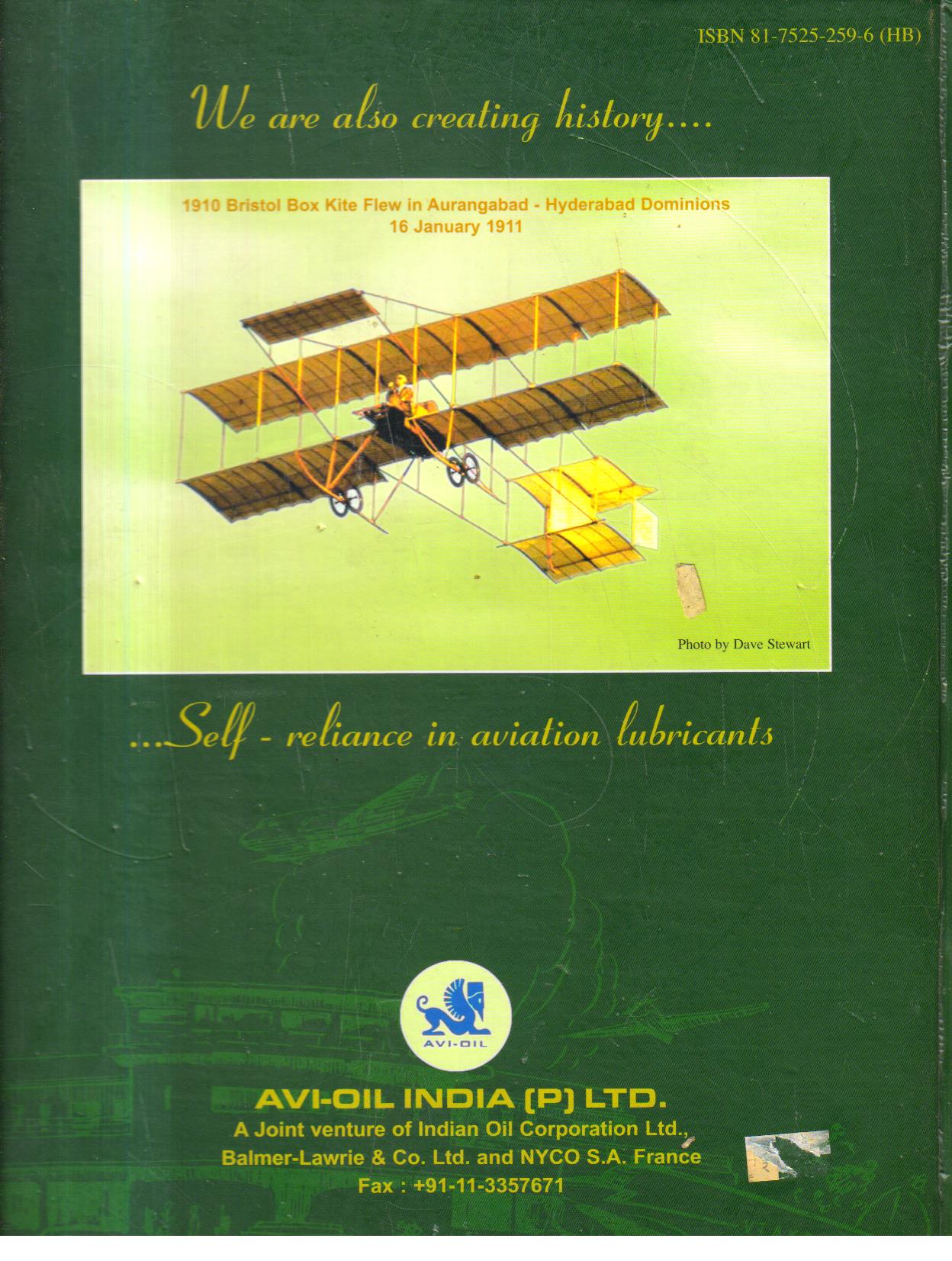 Aviation in the Hyderabad Dominions 1st edition