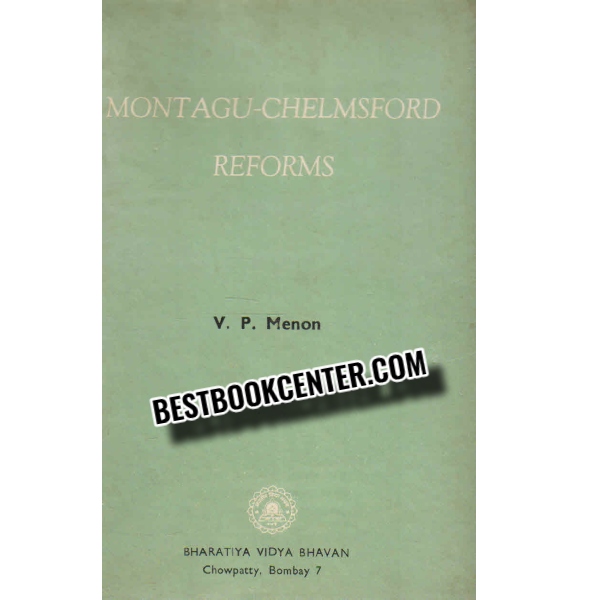 montagu chelmsford reforms 1st edition