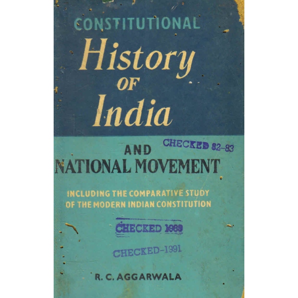 constitution history of india and national movement 1st edition