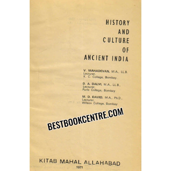 history and culture of ancient india