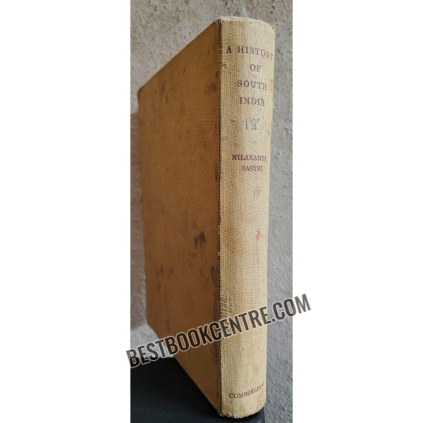 a history of south india 1st edition