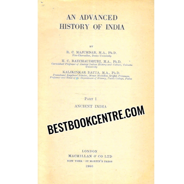 an advanced history of india Part 1 Ancient India