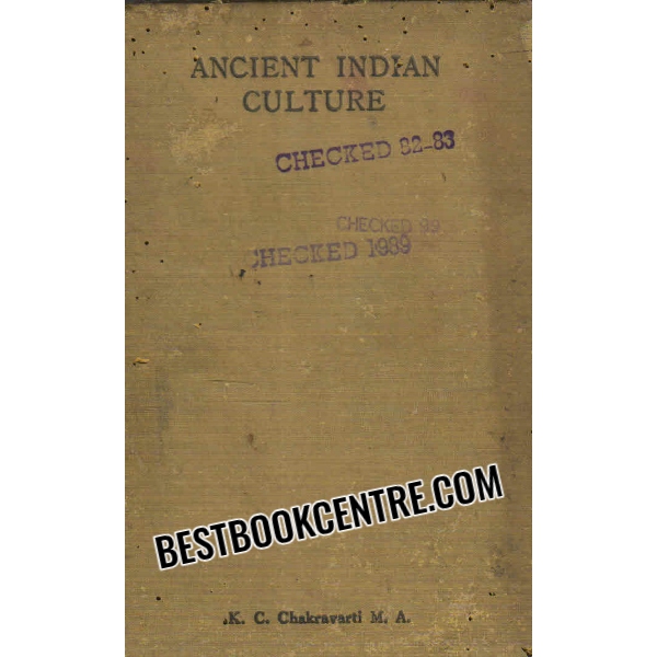 ancient indian culture and Civilization 1st edition