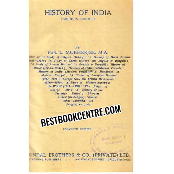 History of India Modern Period 