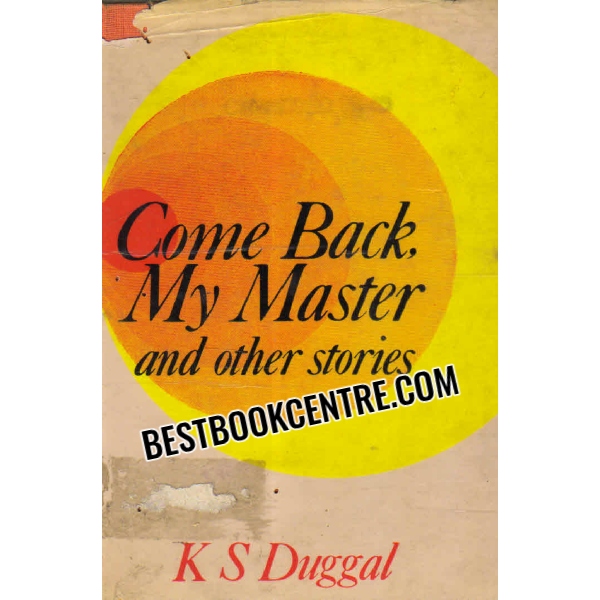 come back my master and other stories 1st edition