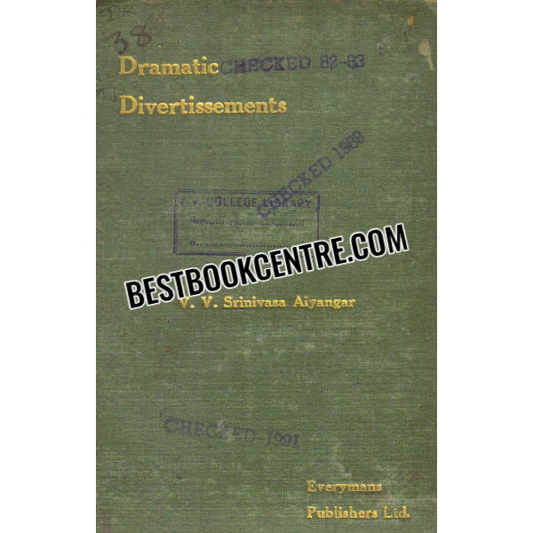 dramatic divertissements 1st edition