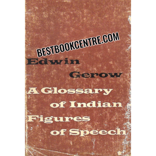 a glossary of indian figures of speech 1st edition