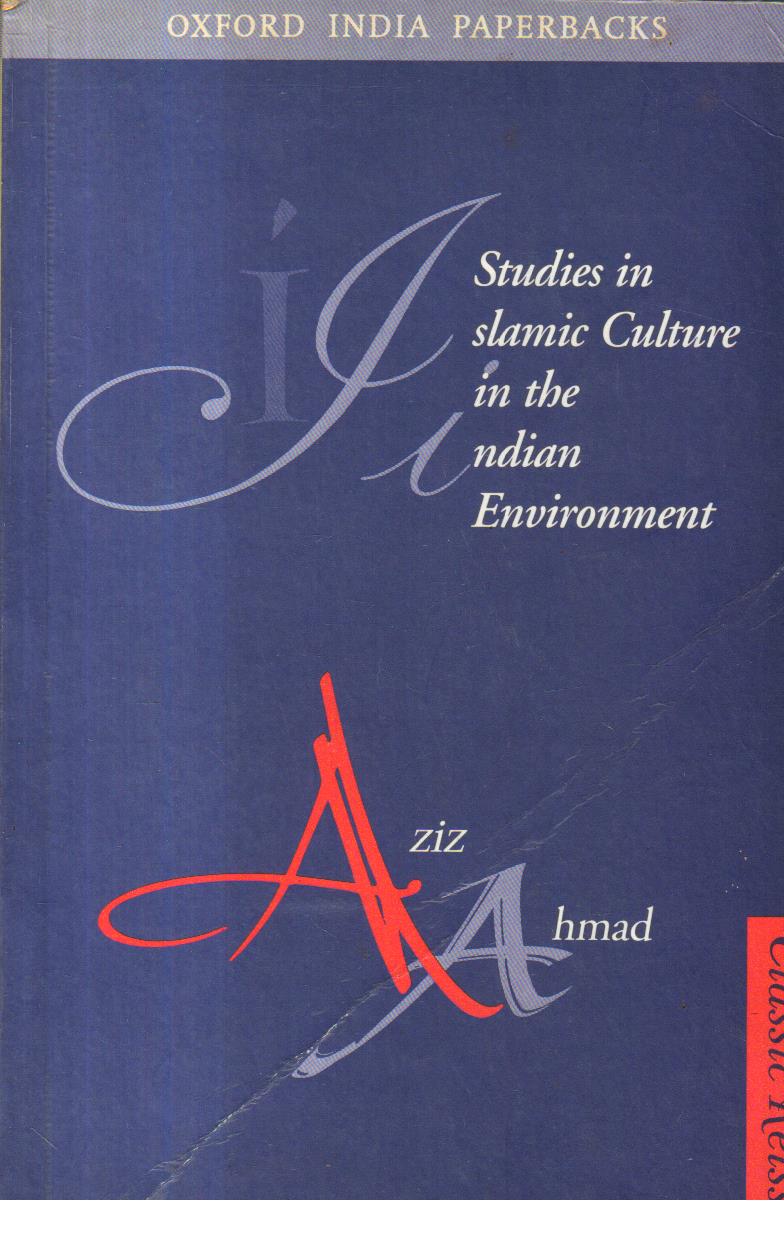 Studies in Islamic Culture in the Indian Environment.