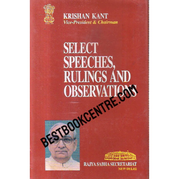 select speeches rulings and observations 1st edition
