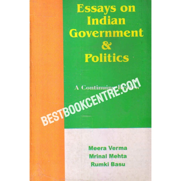 essays on indian government and politics