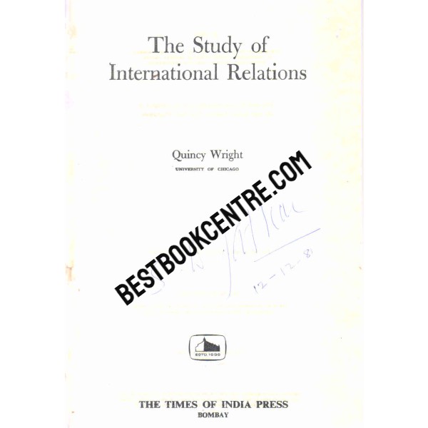 The Study of International Relations