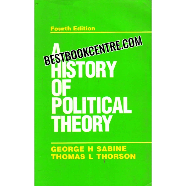 a history of political theory 