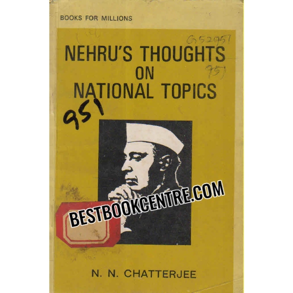 nehrus thoughts on national topics 1st edition