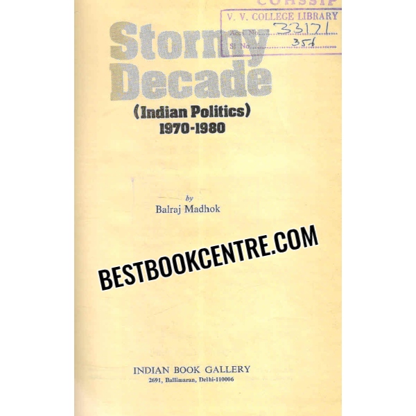 stormy decade 1st edition